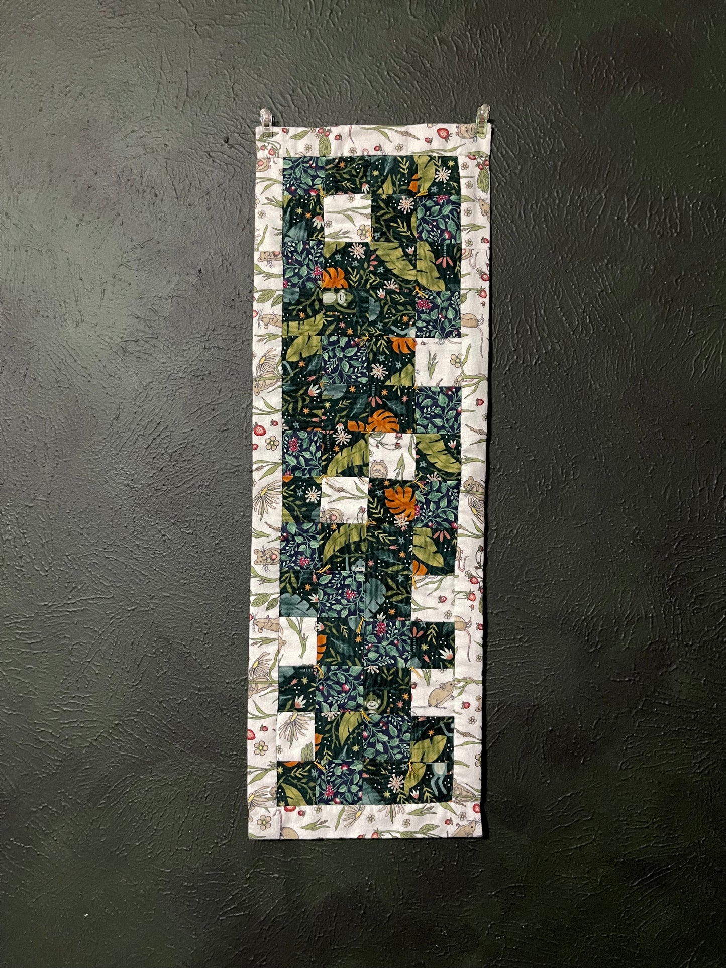 Jungle shelf quilt