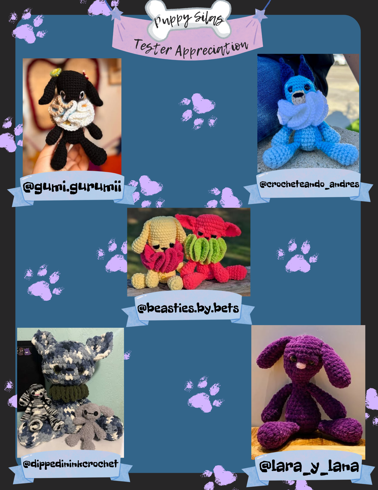 Puppy Silas - Crochet Pattern